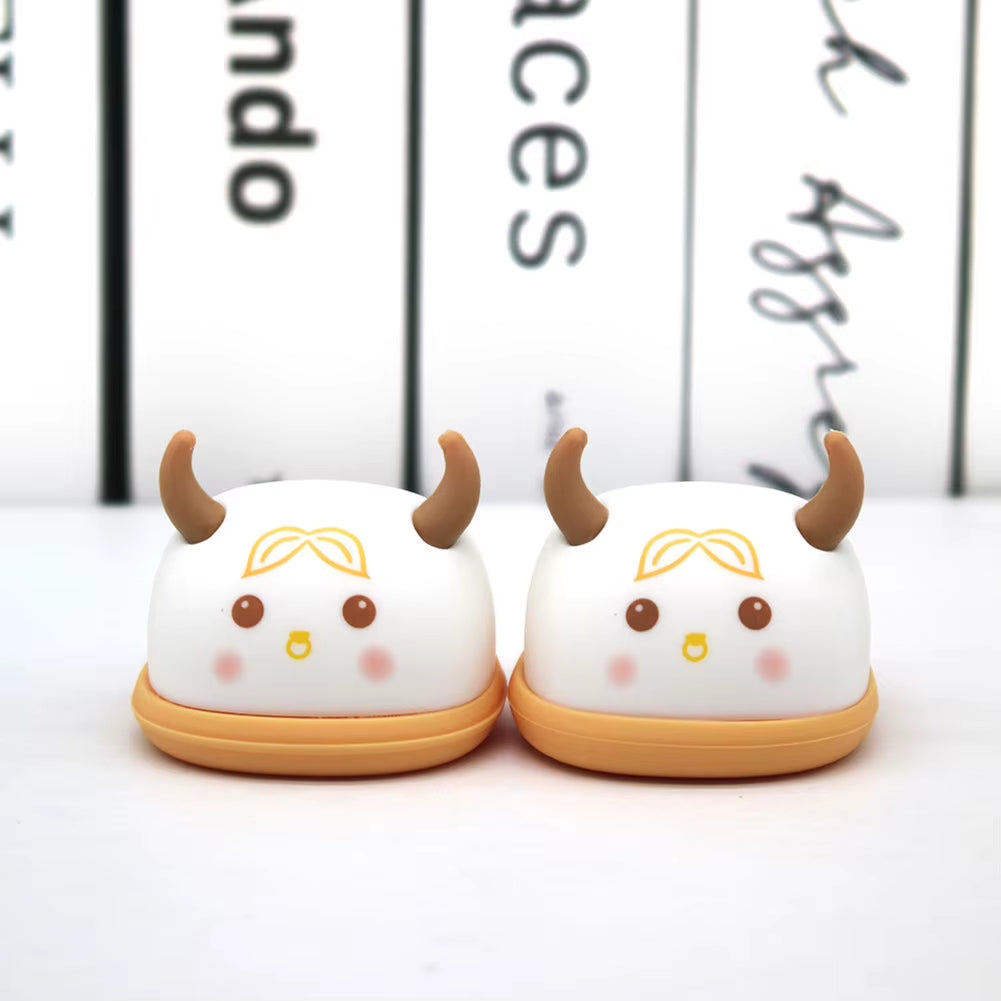Adorable 17Cm Mini Labubu Macaron Vinyl Doll Slippers - Shark & Lion Dance Style Accessories