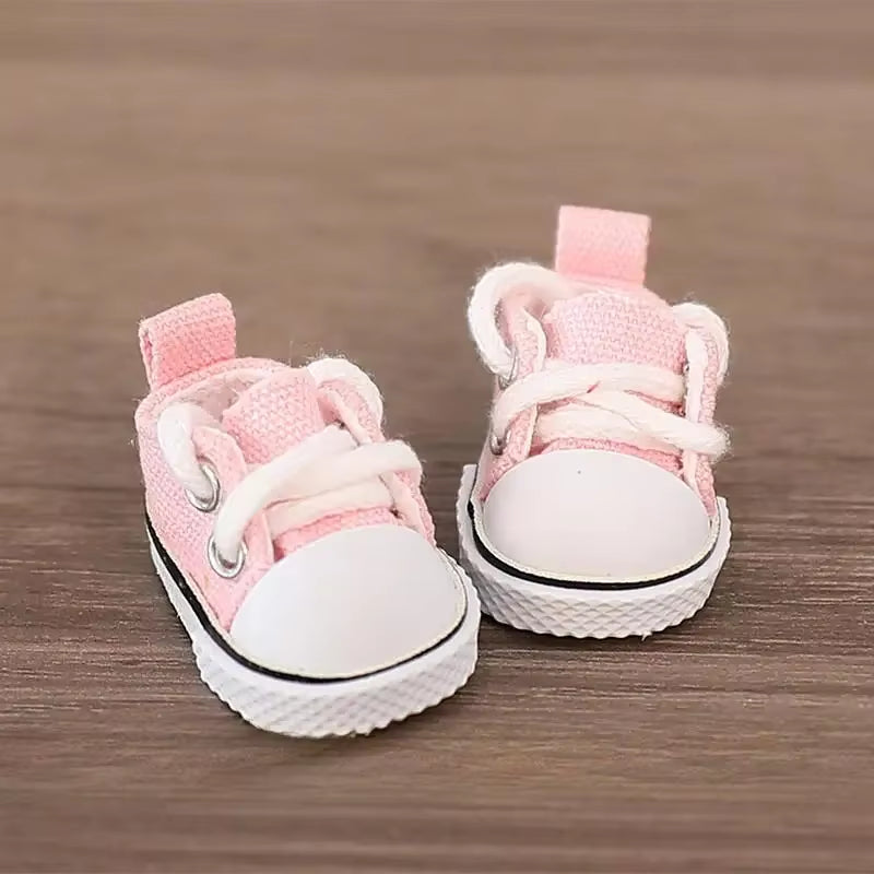 (Only Shoes)For LABUBU 17Cm Cotton Dolls Shoes Toys Casual Sports Shoes Dolls Accessories for Labubu Outfits