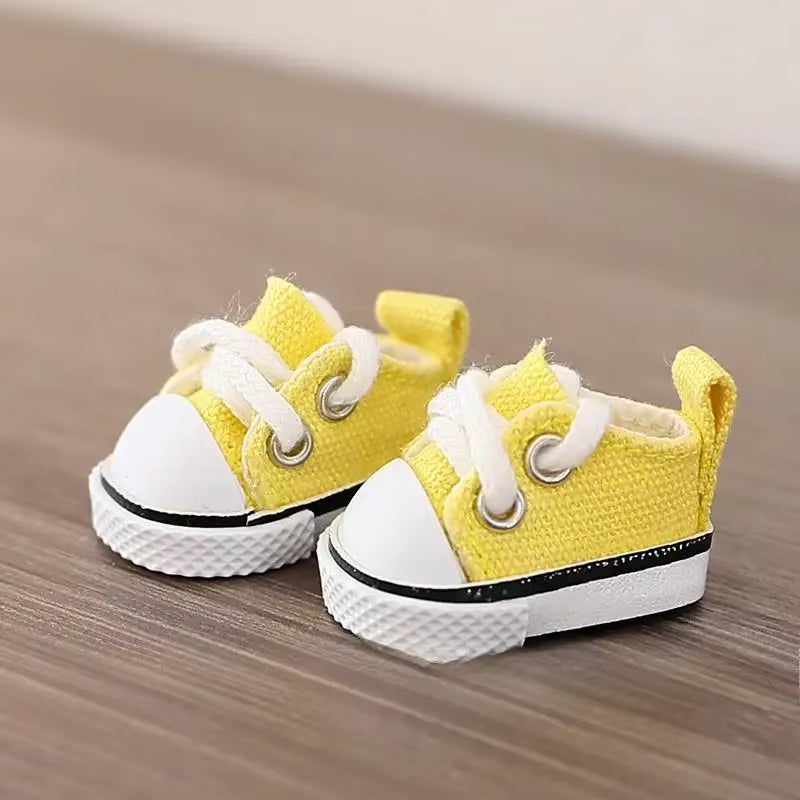 (Only Shoes)For LABUBU 17Cm Cotton Dolls Shoes Toys Casual Sports Shoes Dolls Accessories for Labubu Outfits
