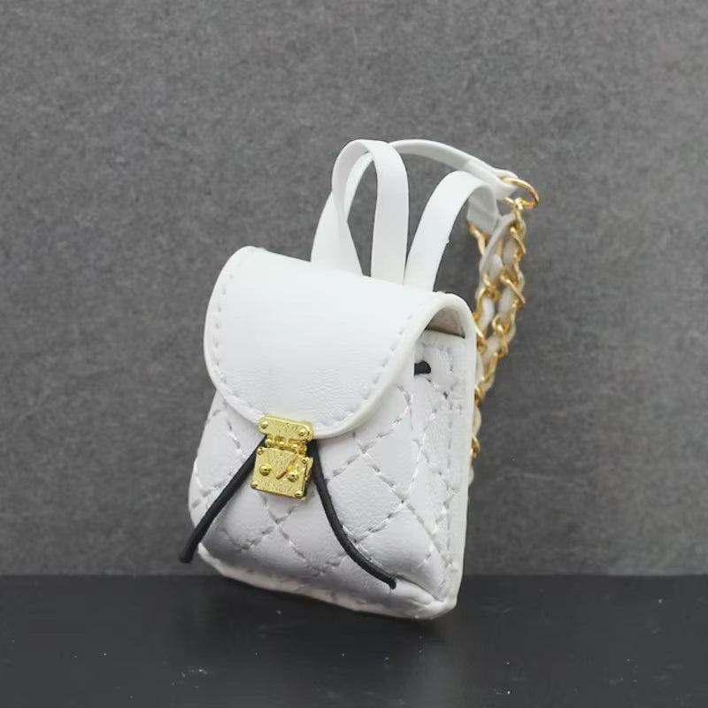 OB11 Bag (4*2.3Cm) ,For Labubu Macaron Upsetduck Liila and 15-20Cm Cotton Doll and 1/8 BJD Doll Backpack 1/12 BJD