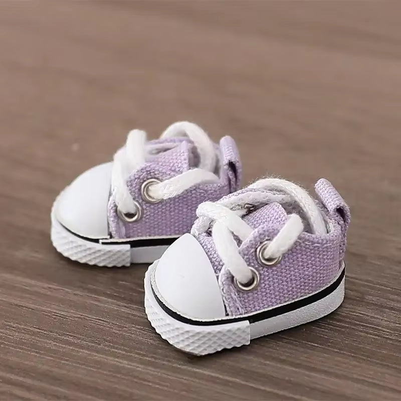 (Only Shoes)For LABUBU 17Cm Cotton Dolls Shoes Toys Casual Sports Shoes Dolls Accessories for Labubu Outfits
