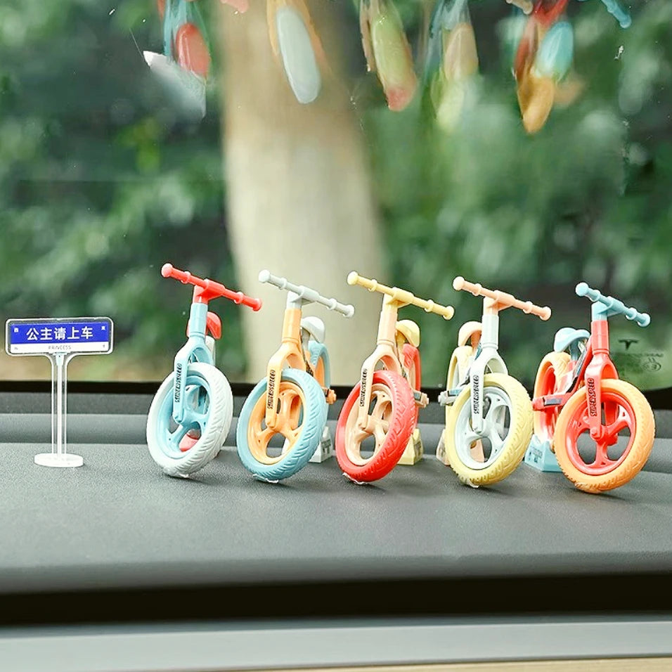 For 17Cm Labubu V1 V2 Doll Trendy Creative Splicing Bicycle Keychain Funny 3D Mountain Bike Model Keyring for Bag Pendant