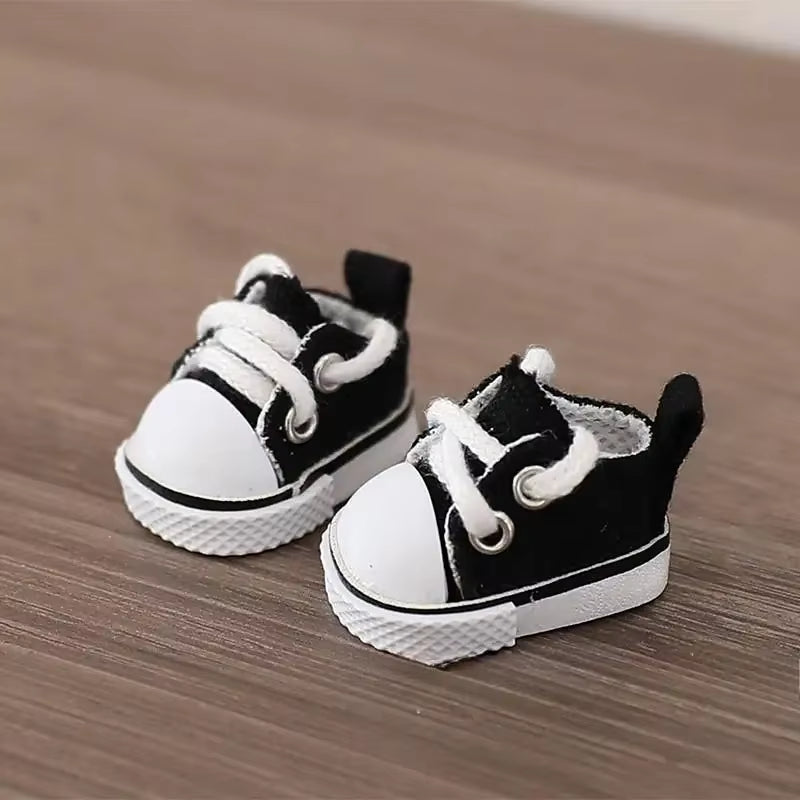 (Only Shoes)For LABUBU 17Cm Cotton Dolls Shoes Toys Casual Sports Shoes Dolls Accessories for Labubu Outfits