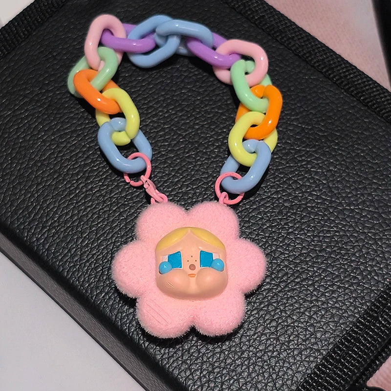 17Cm Labubu Fashion Handbag Color Chain Crossbody Bag Diamond Shining Gorgeous Bag Fashion Sunglasses