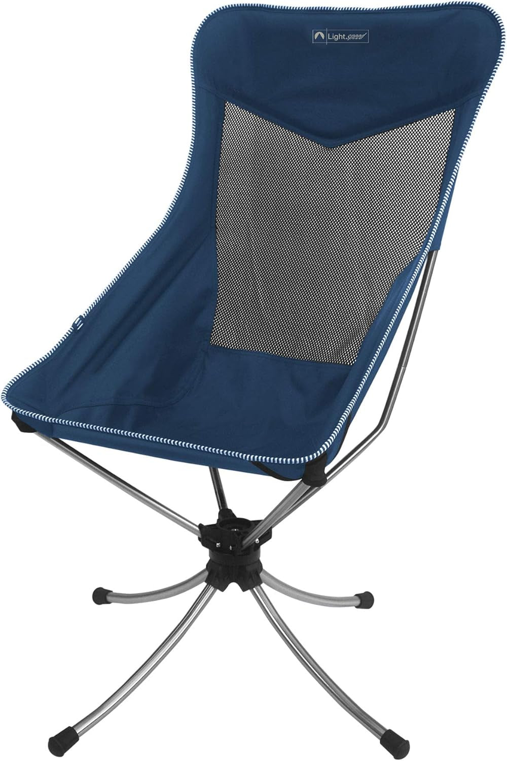 Outdoors Silent Swivel Lightweight Camping Chair | Foldable Compact 360 Degree Chair